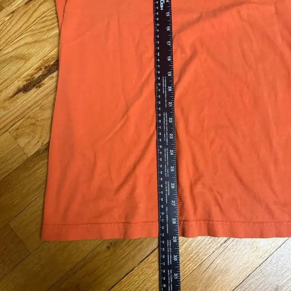 Polo by Ralph Lauren Raglan Tee XXL Orange Navy Colorblock 100% Cotton